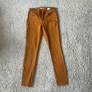 Old Navy Rockstar Super Skinny new burnt orange skinny jeans women’s size 2